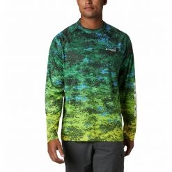 Men's Columbia PFG Terminal Tackle Long Sleeve Shirt Americana Digi Camo Fade -Columbia popular shop unnamed file 1060