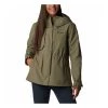 Women's Columbia Hadley Trail Rain Jacket Stone Green