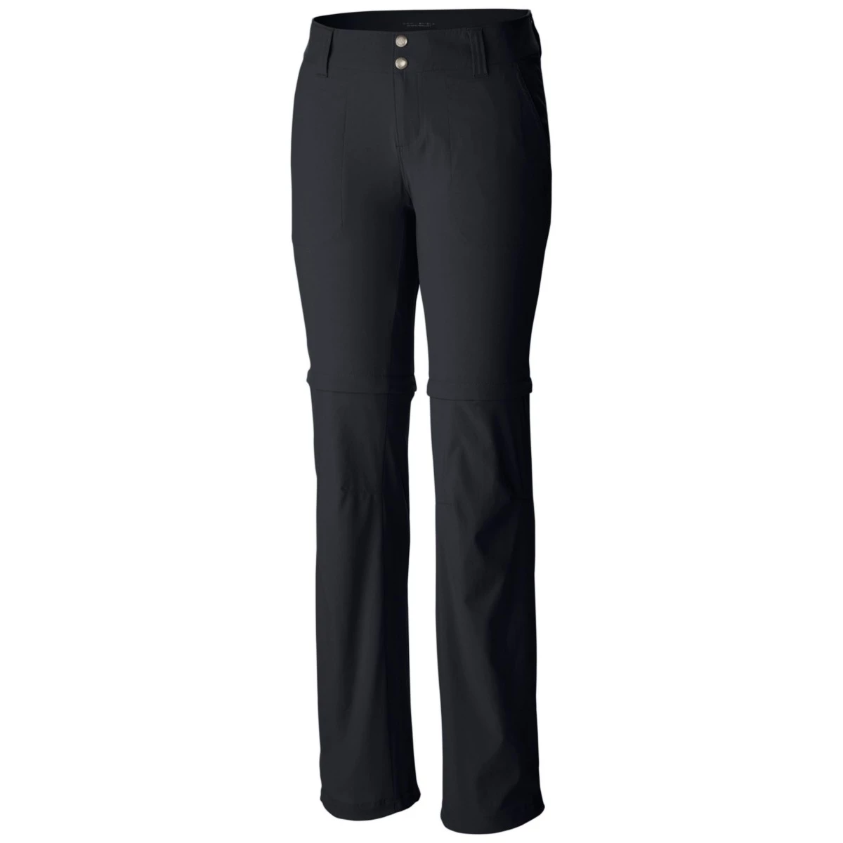 Women's Columbia Plus Saturday Trail II Convertible Pants Black 2 Women's Columbia Plus Saturday Trail II Convertible Pants Black - Image 2