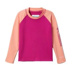 Toddler Girls' Columbia Sandy Shores Long Sleeve Shirt Wild Fushia