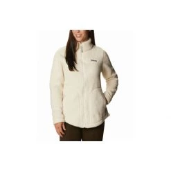 Women's Columbia West Bend Fleece Jacket Chalk
