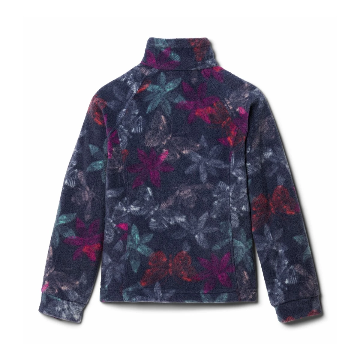 Columbia Toddler Girls' Benton Springs II Printed Fleece Jacket Chalk 5 Columbia Toddler Girls' Benton Springs II Printed Fleece Jacket Chalk - Image 5