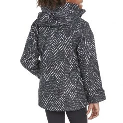 Girls' Columbia Bugaboo II Fleece Interchange Printed Jacket Black Chevron Print -Columbia popular shop unnamed file 1233