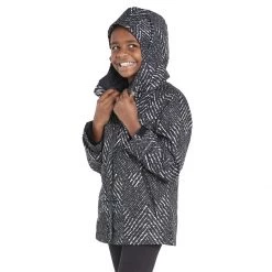 Girls' Columbia Bugaboo II Fleece Interchange Printed Jacket Black Chevron Print -Columbia popular shop unnamed file 1234