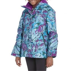 Girls' Columbia Bugaboo II Fleece Interchange Printed Jacket Black Chevron Print -Columbia popular shop unnamed file 1235