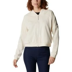 Women's Columbia Lodge French Terry Full Zip Coral
