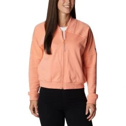 Women's Columbia Lodge French Terry Full Zip Coral -Columbia popular shop unnamed file 1268