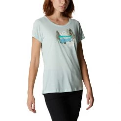 Women's Columbia Plus Daisy Days Graphic Tee Charcoal Heather -Columbia popular shop unnamed file 1272