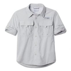 Boys' Columbia PFG Bahama Long Sleeve Shirt Cool Grey -Columbia popular shop unnamed file 1289