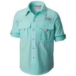 Boys' Columbia PFG Bahama Long Sleeve Shirt Cool Grey -Columbia popular shop unnamed file 1290