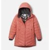 Girls' Columbia Heavenly Long Jacket Dark Coral