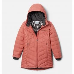 Girls' Columbia Heavenly Long Jacket Dark Coral 9 Girls' Columbia Heavenly Long Jacket Dark Coral -Columbia popular shop unnamed file 1295