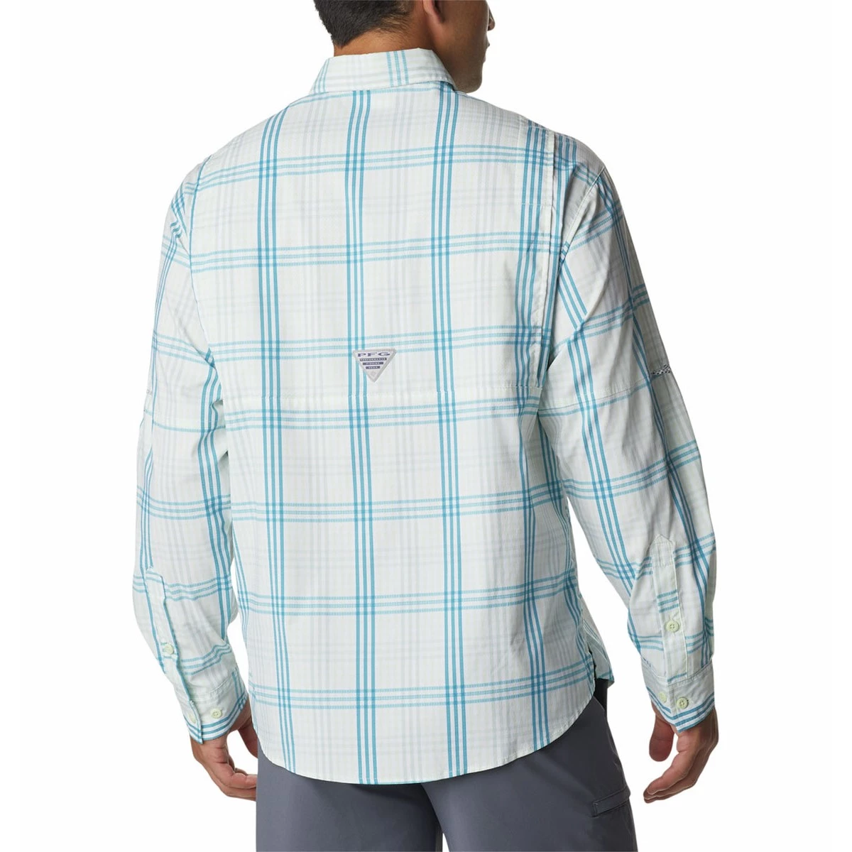 Men's Columbia PFG Super Tamiami Long Sleeve Shirt Light Lime Blanket 2 Men's Columbia PFG Super Tamiami Long Sleeve Shirt Light Lime Blanket - Image 2