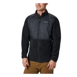 Men's Columbia Basin Butte Fleece Full Zip Jacket Black