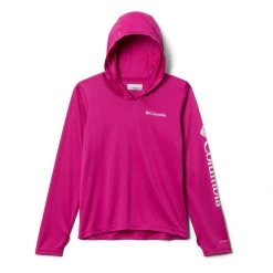 Girls' Columbia Fork Stream Hoodie Fuchsia