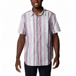 Men's Columbia Leadville Ridge Plaid Short Sleeve Shirt II Dark Mountain Mad Ombre -Columbia popular shop unnamed file 1409