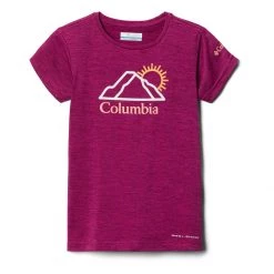 Girls' Columbia Mission Peak Graphic T-Shirt Fuchsia