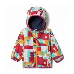 Columbia Baby Girls' Mini Pixel Grabber II Wind Jacket Fuchsia