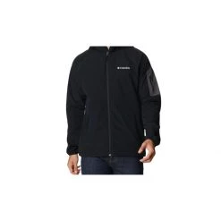 Men's Columbia Tall Heights Hooded Softshell Jacket Black