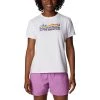 Women's Columbia Sun Trek Graphic T-Shirt White Pride