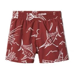 Toddler Boys' Columbia PFG Super Backcast Hybrid Shorts Red Hibiscus Kona