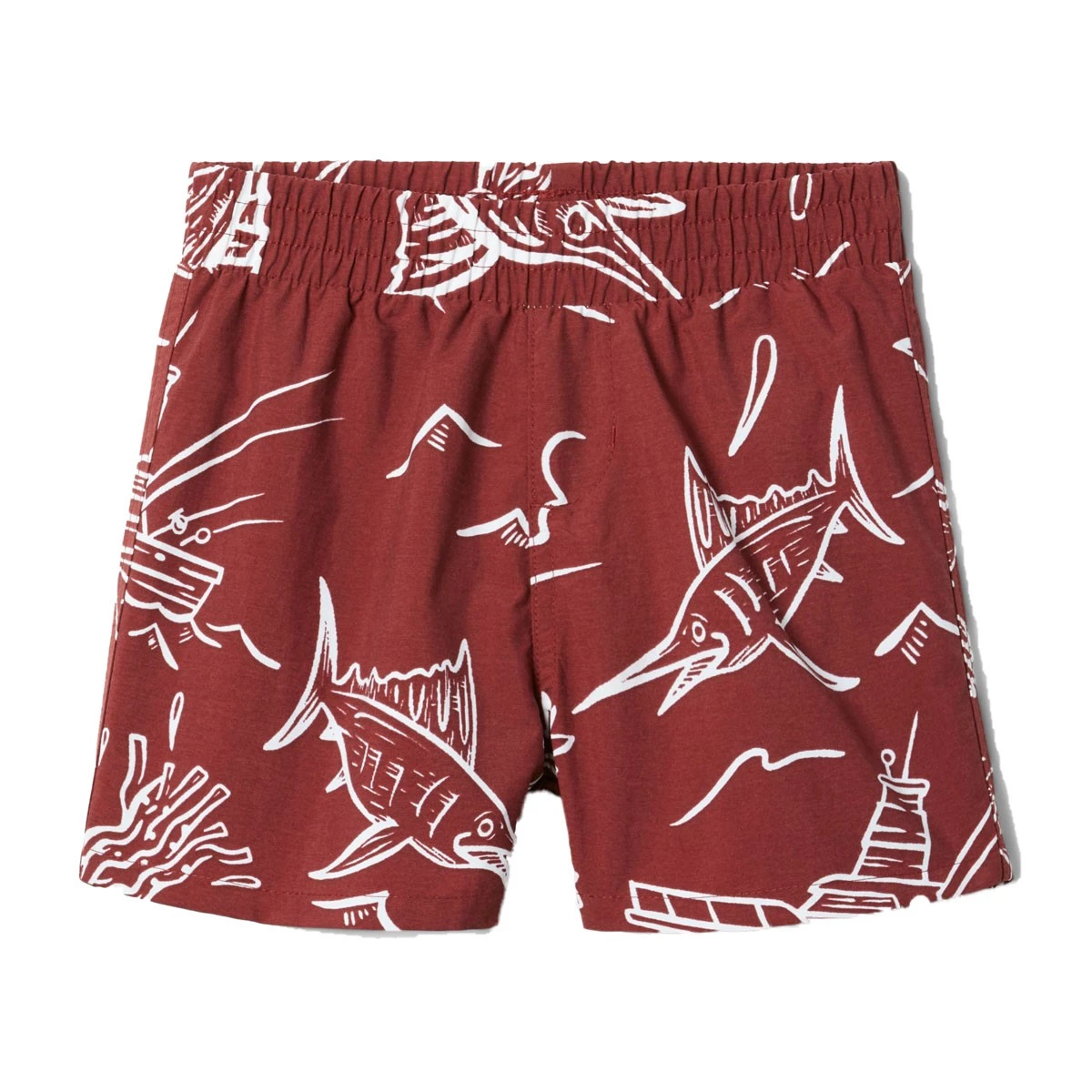 Toddler Boys' Columbia PFG Super Backcast Hybrid Shorts Red Hibiscus Kona 1 Toddler Boys' Columbia PFG Super Backcast Hybrid Shorts Red Hibiscus Kona