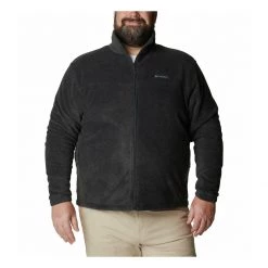 Men's Columbia Steens Mountain Plus Size Full Zip Jacket Charcoal Heather