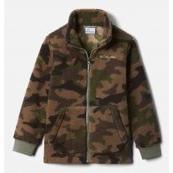 Toddler Boys' Columbia Rugged Ridge Sherpa II Full Zip Jacket Cypress Trad Camo Print