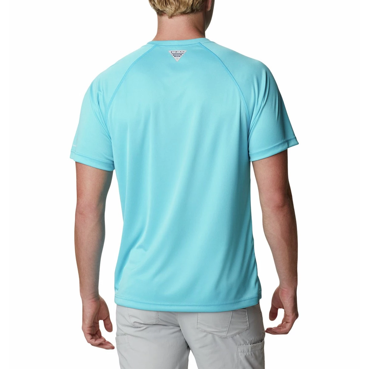 Men's Columbia Terminal Tackle Heather T-Shirt Cool Grey Heather 2 Men's Columbia Terminal Tackle Heather T-Shirt Cool Grey Heather - Image 2