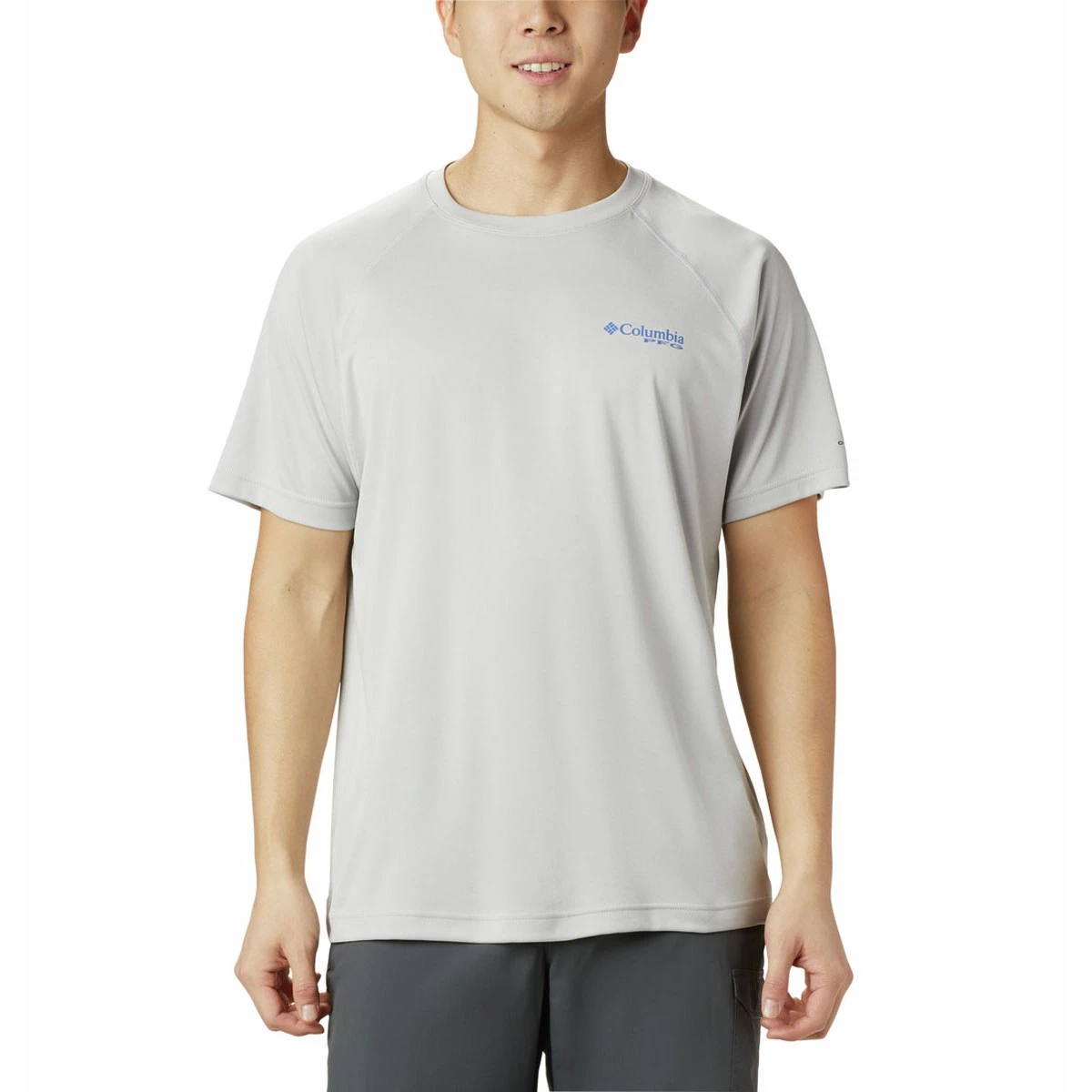 Men's Columbia Terminal Tackle Heather T-Shirt Cool Grey Heather 3 Men's Columbia Terminal Tackle Heather T-Shirt Cool Grey Heather - Image 3