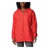 Women's Columbia Plus Auroras Wake III Rain Jacket Red