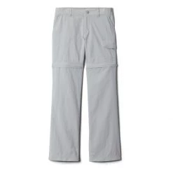 Girls' Columbia Silver Ridge IV Convertible Pants Grey Heather