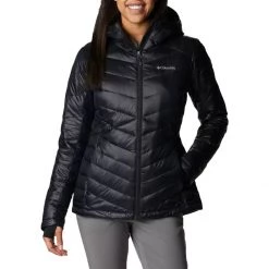 Women's Columbia Joy Peak™ Hooded Jacket Stone Green