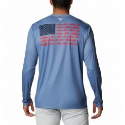 Men's Columbia PFG Terminal Tackle Fish Flag Long Sleeve Shirt Cool Grey/texas Fish 17 Men's Columbia PFG Terminal Tackle Fish Flag Long Sleeve Shirt Cool Grey/texas Fish -Columbia popular shop unnamed file 158