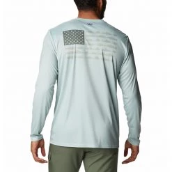 Men's Columbia PFG Terminal Tackle Fish Flag Long Sleeve Shirt Cool Grey/texas Fish 19 Men's Columbia PFG Terminal Tackle Fish Flag Long Sleeve Shirt Cool Grey/texas Fish -Columbia popular shop unnamed file 160