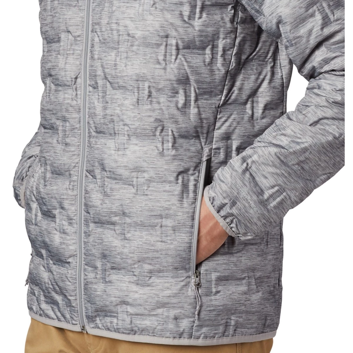 Men's Columbia Delta Ridge™ Down Jacket Columbia Grey Heather 4 Men's Columbia Delta Ridge™ Down Jacket Columbia Grey Heather - Image 4