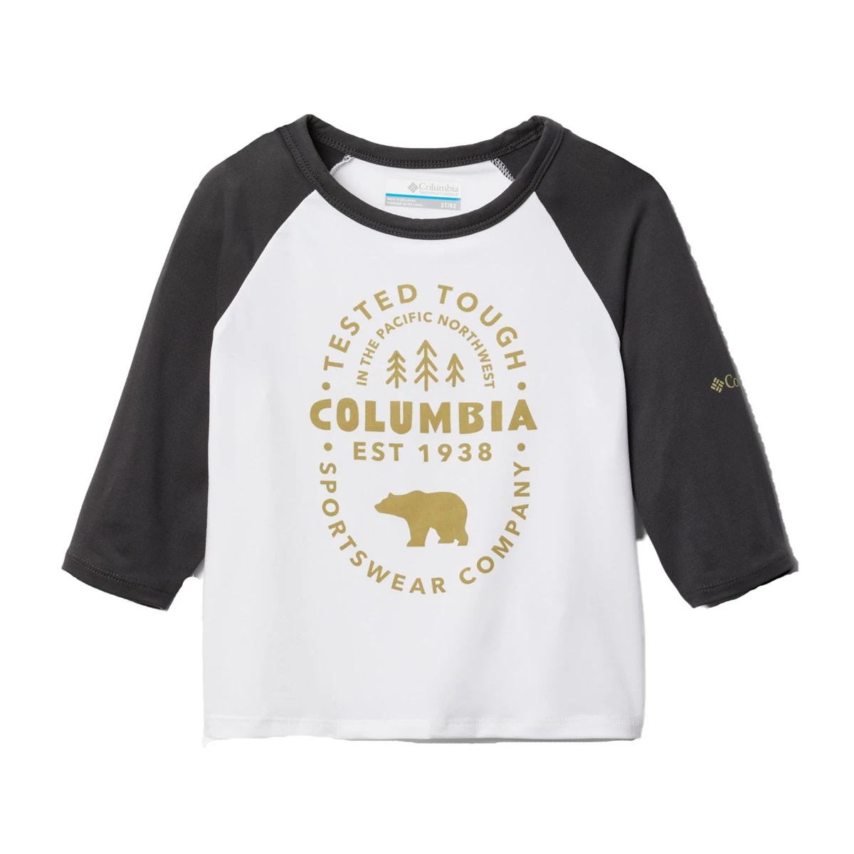 Columbia Toddler Boys' Outdoor Elements Baseball Shirt Silver Heather 1 Columbia Toddler Boys' Outdoor Elements Baseball Shirt Silver Heather