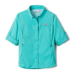 Girls' Columbia PFG Tamiami Long Sleeve Shirt Dolphin -Columbia popular shop unnamed file 1640