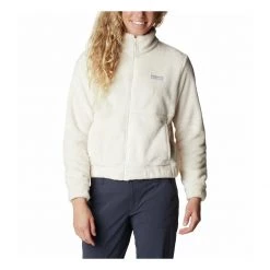Women's Columbia Fireside Full Zip Fleece Jacket Chalk