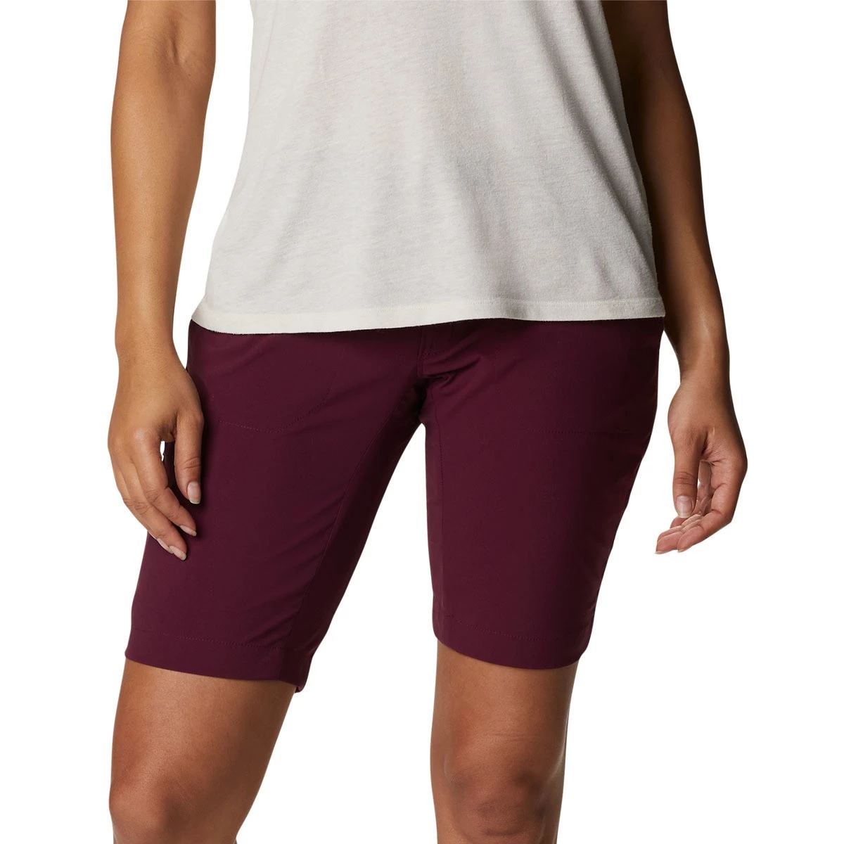 Women's Columbia Plus Saturday Trail Bermuda Shorts Mulberry 1 Women's Columbia Plus Saturday Trail Bermuda Shorts Mulberry