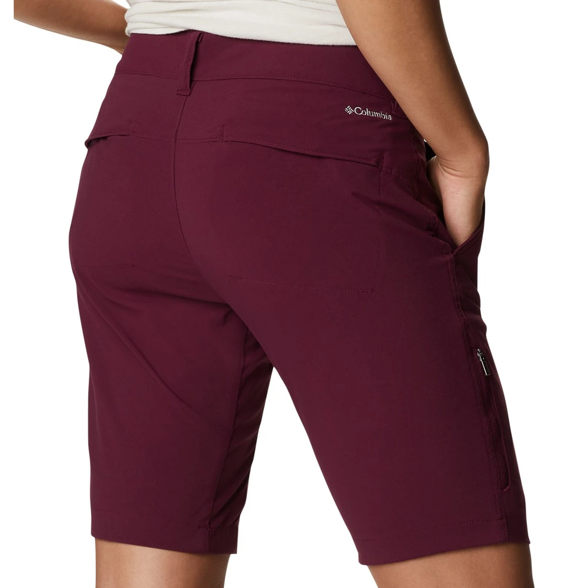 Women's Columbia Plus Saturday Trail Bermuda Shorts Mulberry 2 Women's Columbia Plus Saturday Trail Bermuda Shorts Mulberry - Image 2