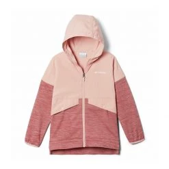 Girls' Columbia Out-Shield Dry Fleece Full Zip Jacket Pink
