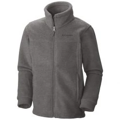 Boys' Columbia Steens Mountain II Fleece Jacket Charcoal Heather -Columbia popular shop unnamed file 178