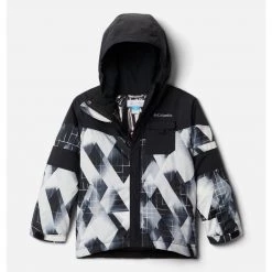 Boys' Columbia Mighty Mogul Softshell Jacket Black Geo -Columbia popular shop unnamed file 1803