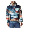 Men's Columbia Challenger Windbreaker Jacket Icy/maroon