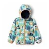 Boys' Columbia Mini Pixel Grabber II Wind Jacket Maroon