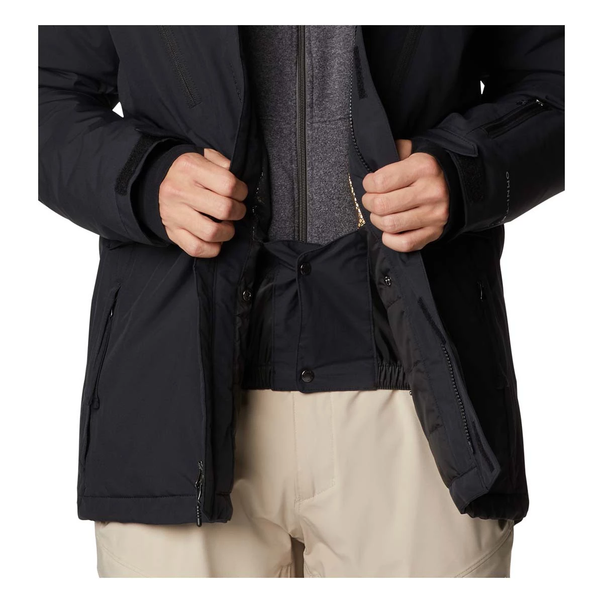 Men's Columbia Aerial Ascender Omni-Heat Infinity Insulated Softshell Jacket Black 4 Men's Columbia Aerial Ascender Omni-Heat Infinity Insulated Softshell Jacket Black - Image 4