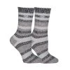 Women's Columbia Canyon Stripe 2 Pack Crew Socks Black