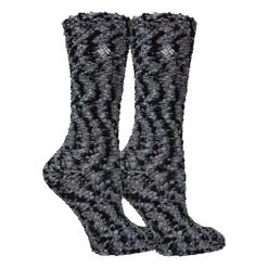 Women's Columbia Popcorn Cozy Crew Socks Black