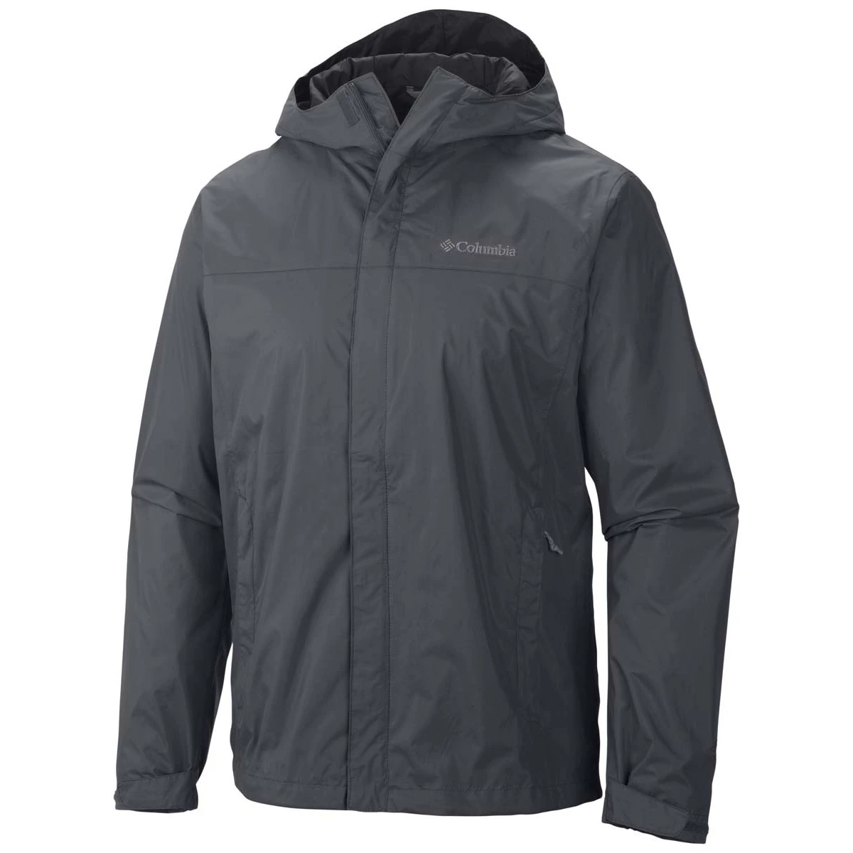 Men's Columbia Watertight II Rain Jacket Graphite 4 Men's Columbia Watertight II Rain Jacket Graphite - Image 4